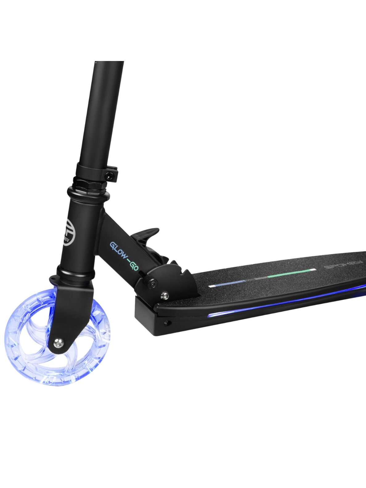 Spokey Glow-Go paspirtukas vaikams, juodas 944778 5