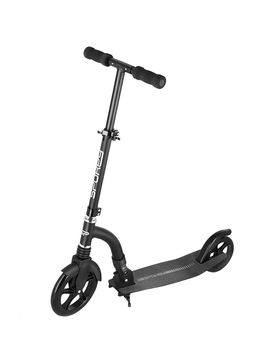 Spokey Agent 200 mm paspirtukas juodas 929389
