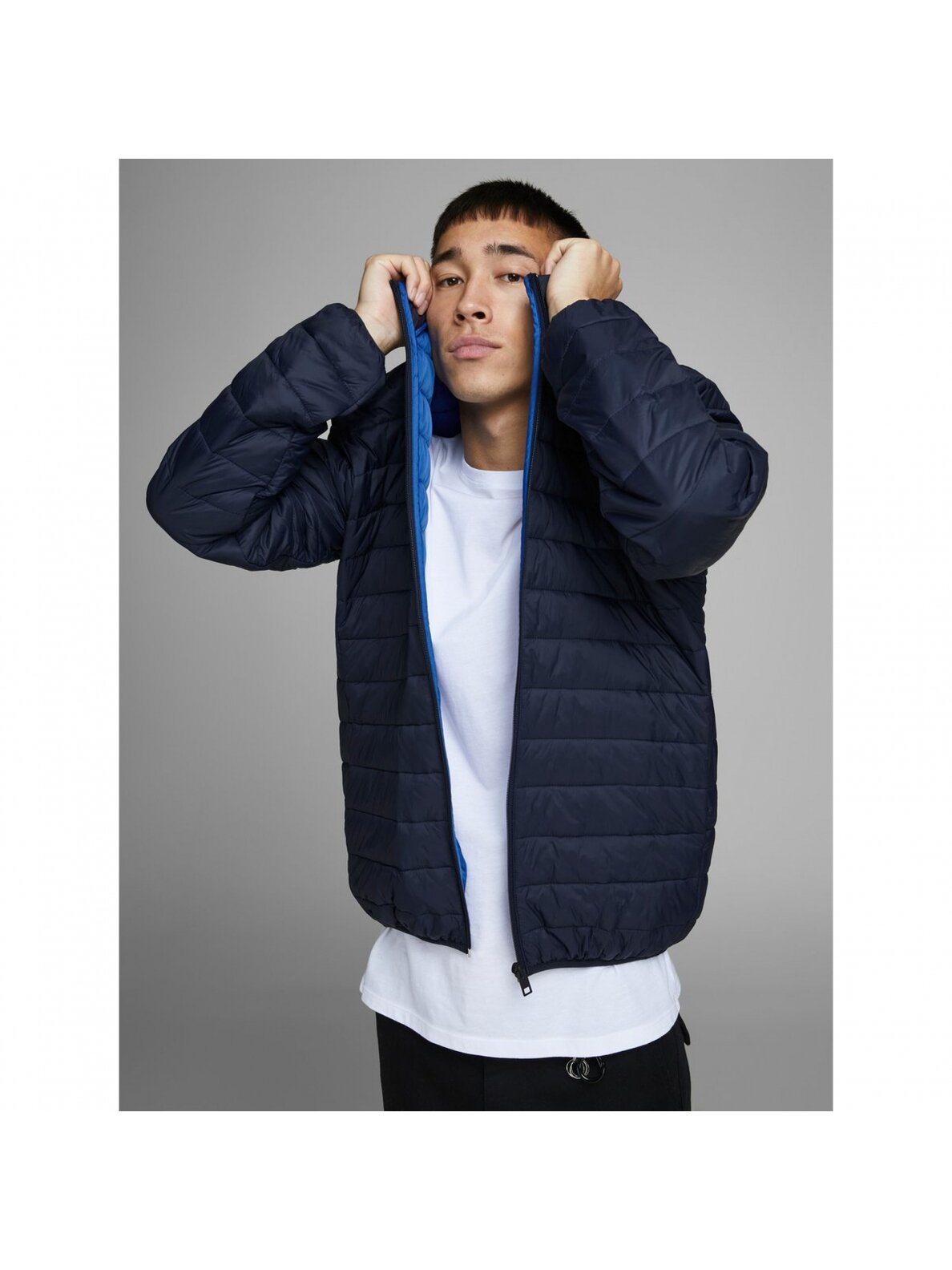Jack & Jones striukė vyrams 12165201 mėlyna 2 Jack & Jones striukė vyrams 12165201 mėlyna 2