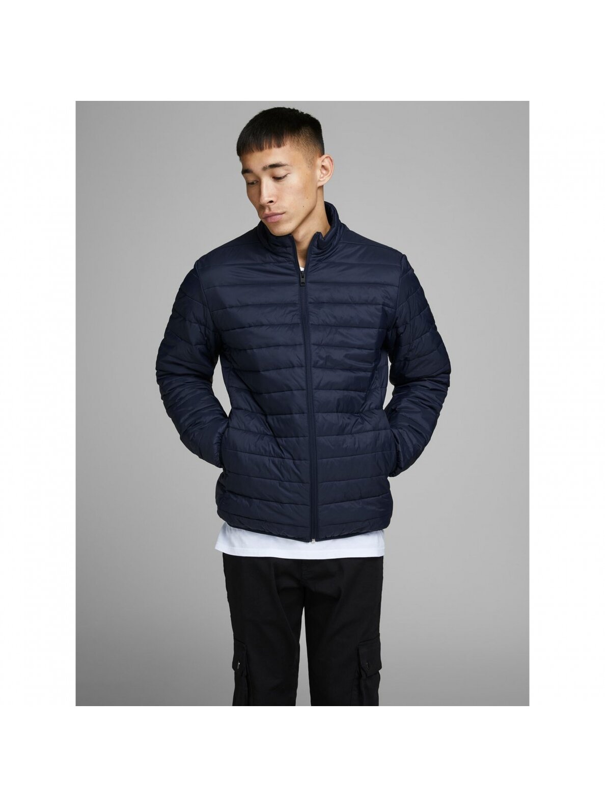 Jack & Jones striukė vyrams 12165201 mėlyna Jack & Jones striukė vyrams 12165201 mėlyna