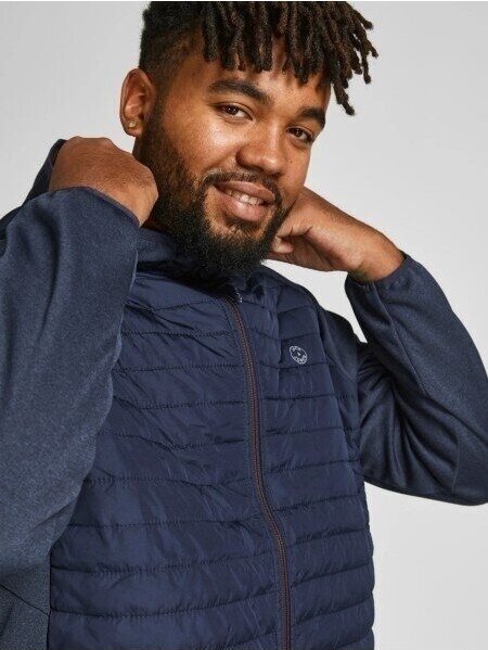 JACK & JONES STRIUKĖ VYRAMS BIG SIZE 12182318 T.MĖLYNA 3 JACK & JONES STRIUKĖ VYRAMS BIG SIZE 12182318 T.MĖLYNA 3