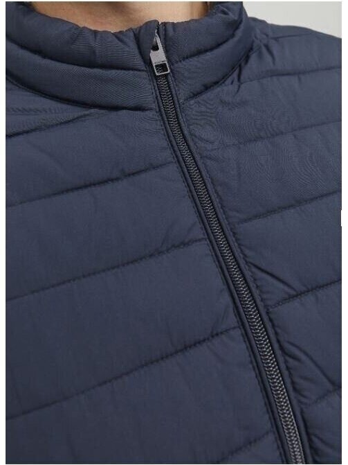 JACK & JONES  Vyriška striukė puffer collar noos PS 12217853 tamsiai mėlyna 10