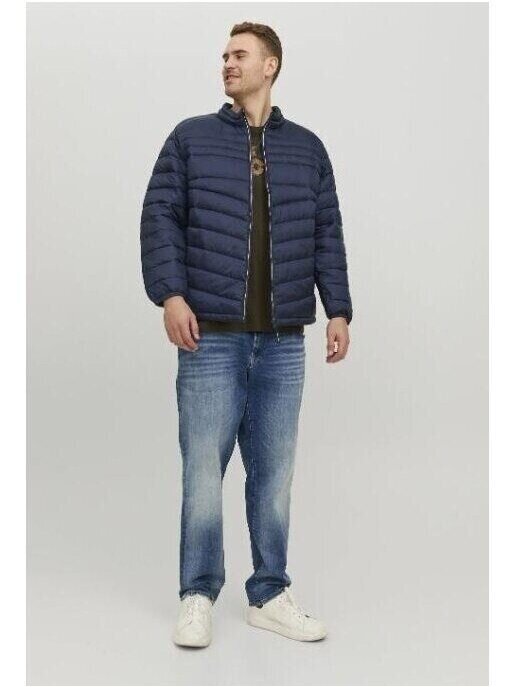 JACK & JONES Vyriška striukė puffer collar PS SN 12214532 mėlyna JACK & JONES Vyriška striukė puffer collar PS SN 12214532 mėlyna