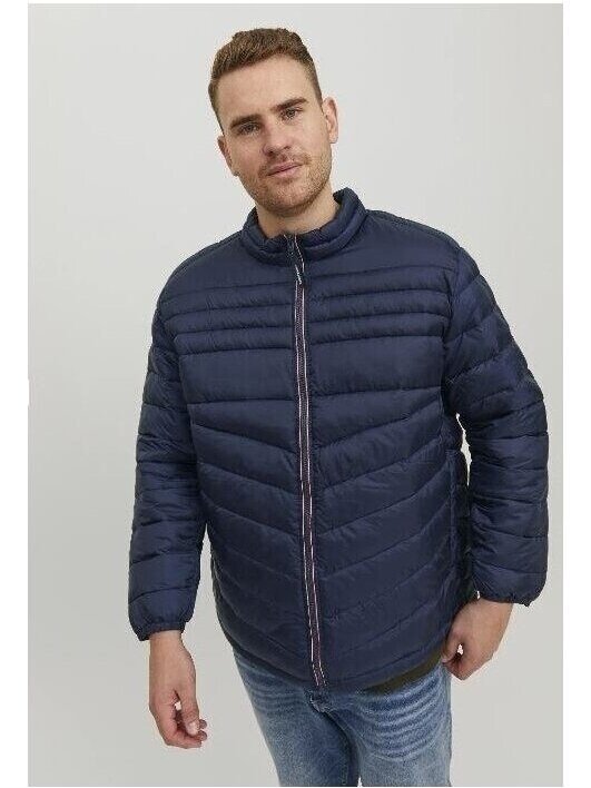 JACK & JONES Vyriška striukė puffer collar PS SN 12214532 mėlyna 11 JACK & JONES Vyriška striukė puffer collar PS SN 12214532 mėlyna 11