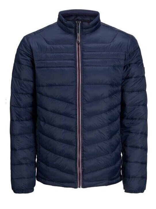 JACK & JONES Vyriška striukė puffer collar PS SN 12214532 mėlyna 8 JACK & JONES Vyriška striukė puffer collar PS SN 12214532 mėlyna 8