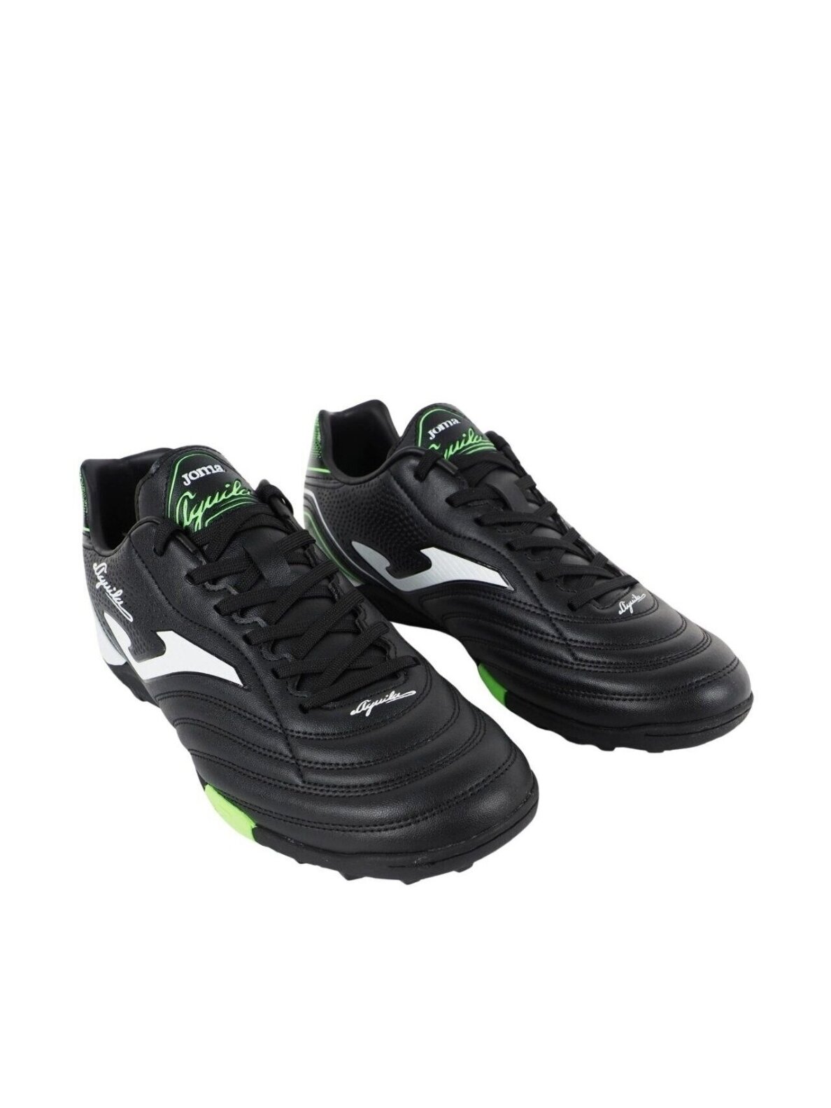 Joma Aguila 2501 Turf futbolo bateliai vyrams juodi-žali AGUW2501TF 2