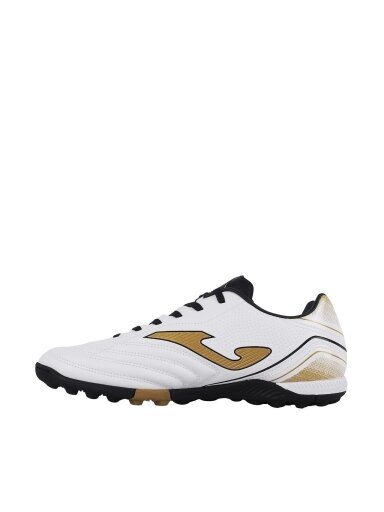 Joma Aguila 2502 Turf futbolo bateliai vyrams balti-auksiniai AGUW2502TF