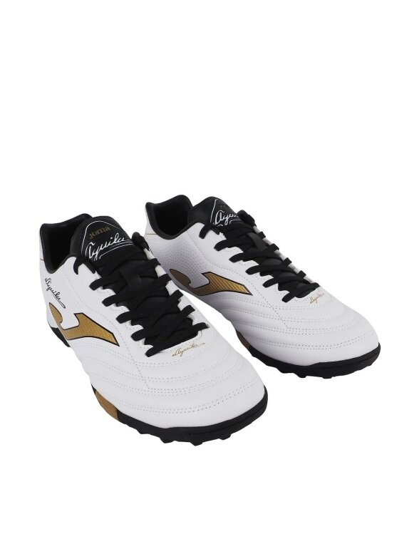 Joma Aguila 2502 Turf futbolo bateliai vyrams balti-auksiniai AGUW2502TF Joma Aguila 2502 Turf futbolo bateliai vyrams balti-auksiniai AGUW2502TF
