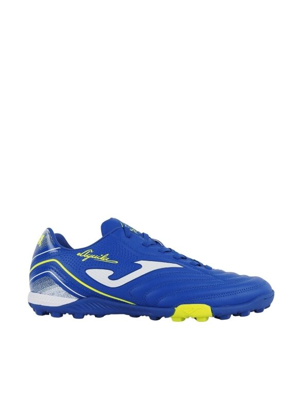 Joma Aguila 2504 Turf futbolo bateliai vyrams mėlyni-geltoni AGUW2504TF Joma Aguila 2504 Turf futbolo bateliai vyrams mėlyni-geltoni AGUW2504TF