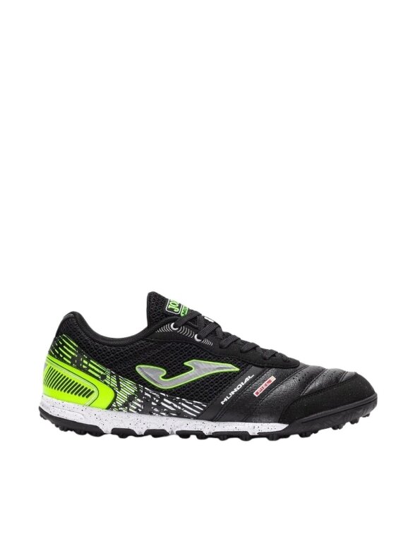 Joma Mundial 2501 Turf futbolo bateliai vyrams juodi-žali MUNS2501TF