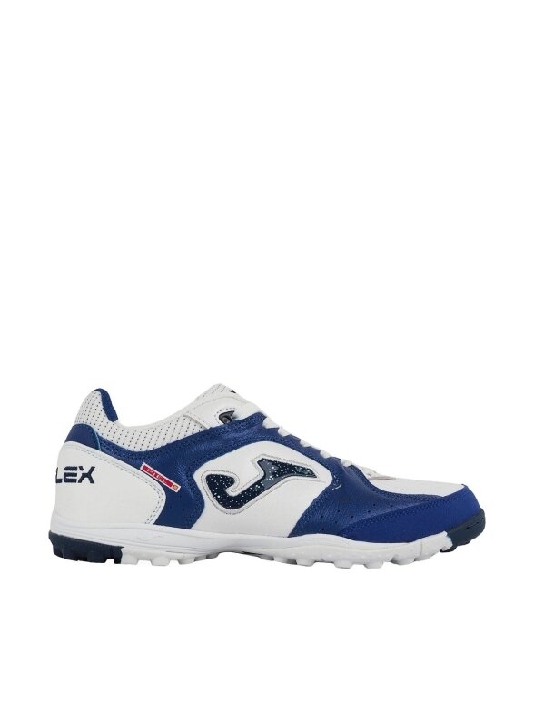 Joma Top Flex 2534 Turf futbolo bateliai vyrams balti-mėlyni 1 Joma Top Flex 2534 Turf futbolo bateliai vyrams balti-mėlyni 1