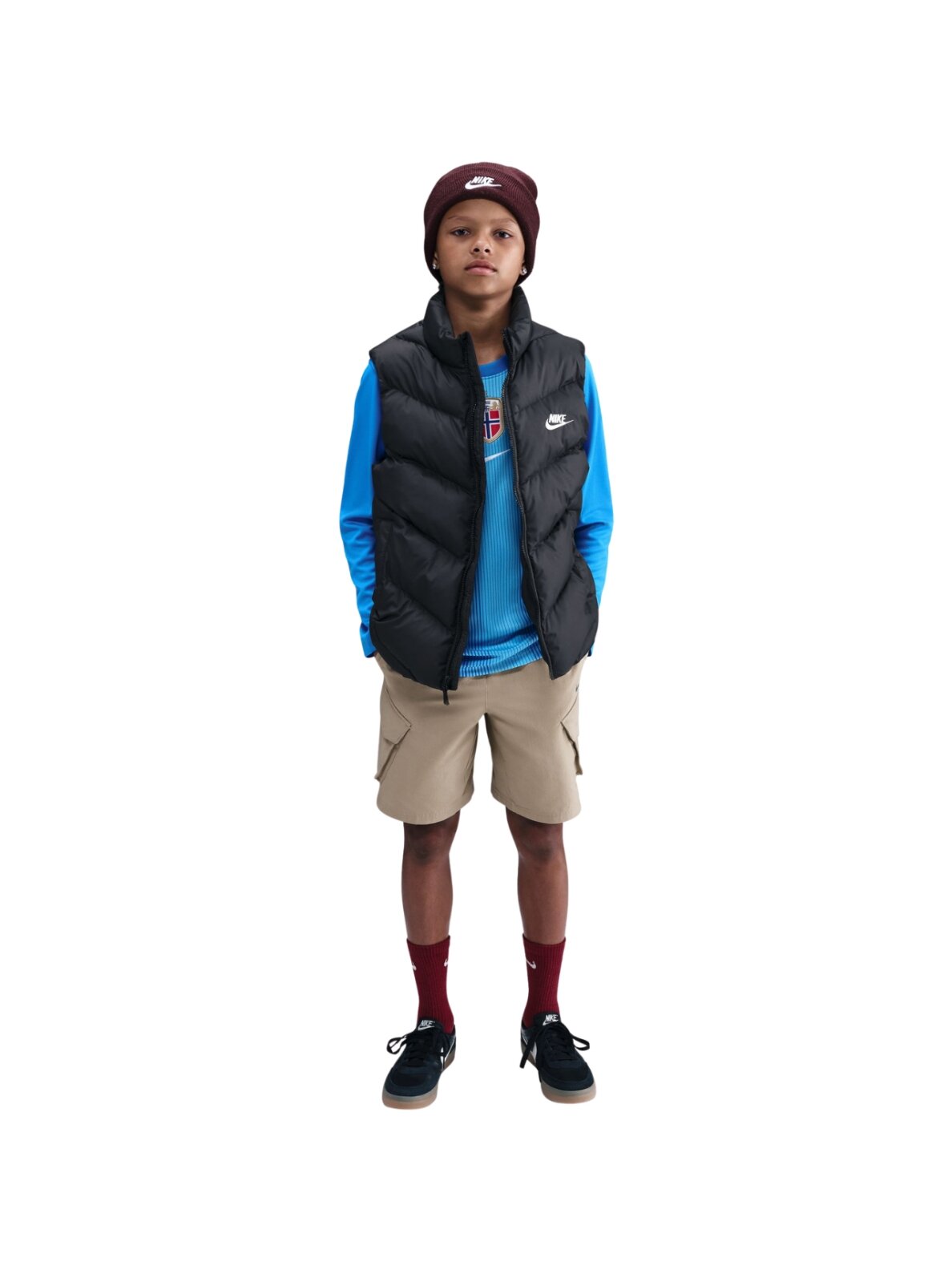 Nike vaikiška liemenė Sportswear All Day Play, juoda, HJ2537 010 5 Nike vaikiška liemenė Sportswear All Day Play, juoda, HJ2537 010 5