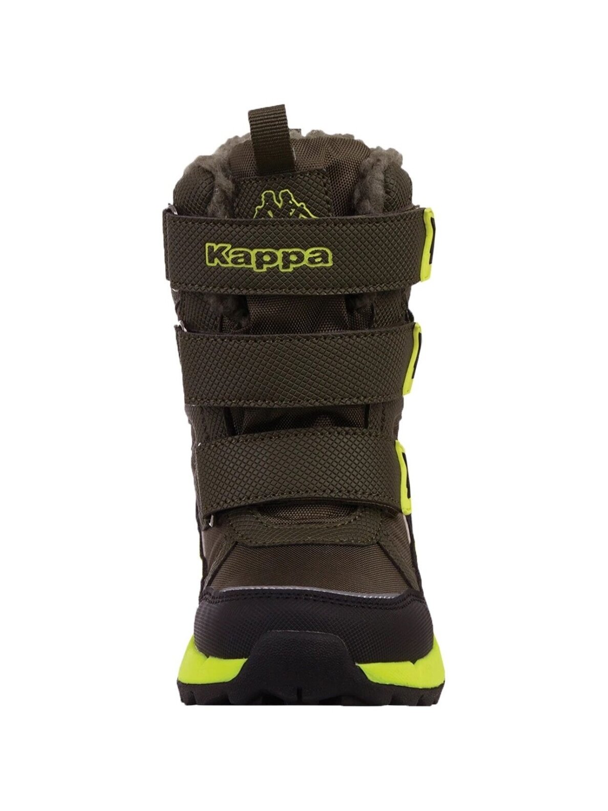 Kappa Vipos Tex vaikiški batai žalios ir juodos spalvos 260902K 3133 4 Kappa Vipos Tex vaikiški batai žalios ir juodos spalvos 260902K 3133 4