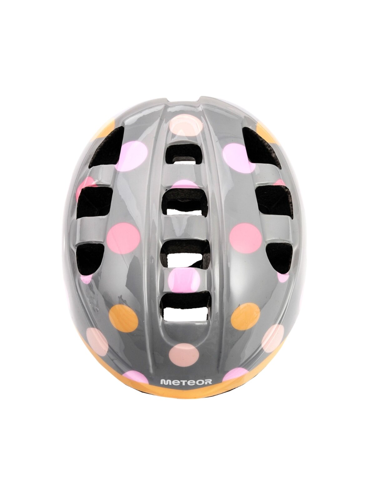 Kask Meteor MA-2 Dots šalmas vaikams pilkas S 48-52 cm 3