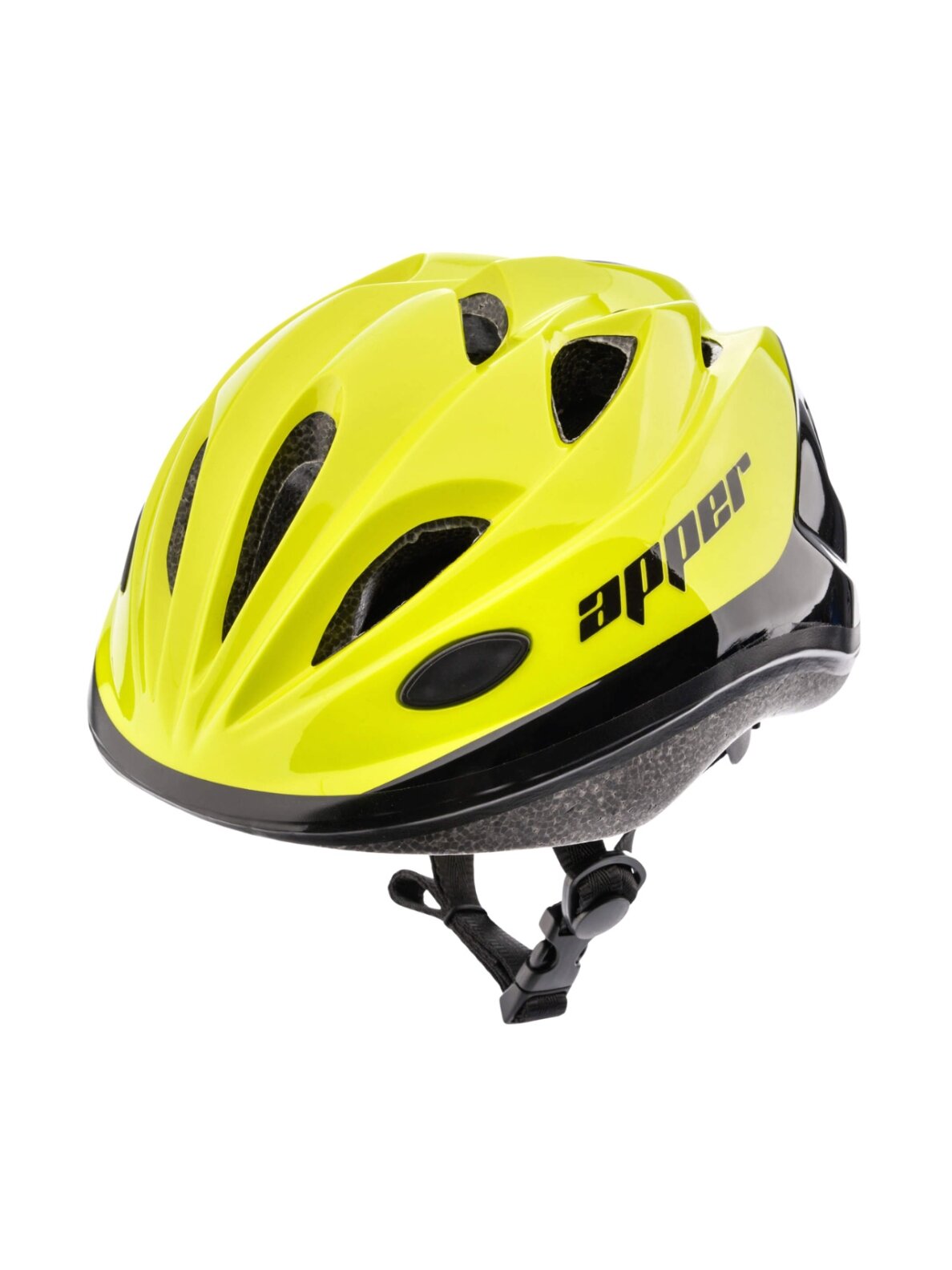 Meteor KS07 Apper dviratininko šalmas vaikams, dydis S 48-52 cm, žalias