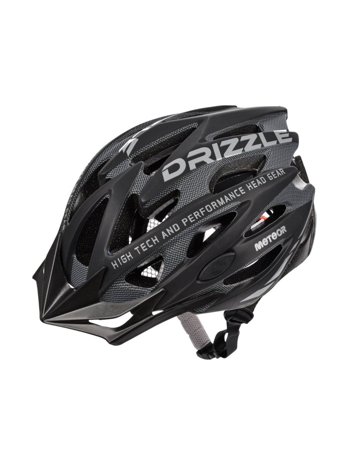 Meteor MV29 Drizzle dviratininko šalmas M 55-58 cm juodai tamsiai pilkas 24711 Meteor MV29 Drizzle dviratininko šalmas M 55-58 cm juodai tamsiai pilkas 24711