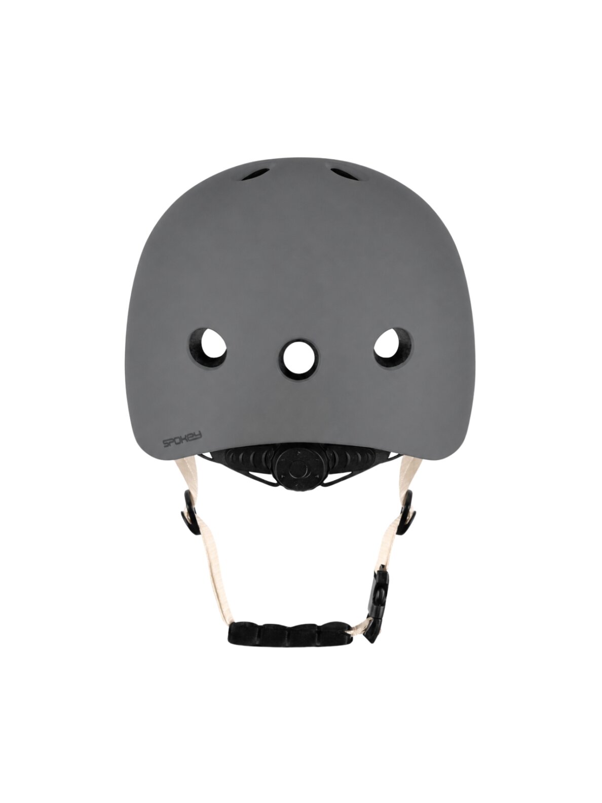 Spokey Peanut dviratininko šalmas vaikams 54-58 cm pilkas 946432 1