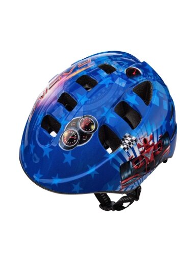 Kask Meteor MA-2 Racing vaikų šalmas dydis S 48-52 cm mėlynas