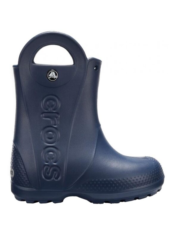 Vaikiški Wellington batai Crocs Handle Rain Boot Kids tamsiai mėlyni 12803 410 Vaikiški Wellington batai Crocs Handle Rain Boot Kids tamsiai mėlyni 12803 410