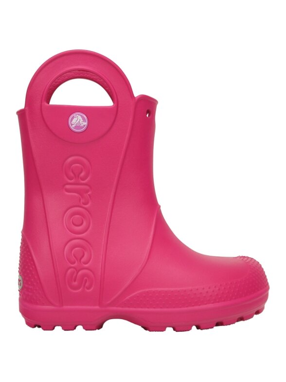 Vaikiški Wellington batai Crocs rožiniai 12803 6X0