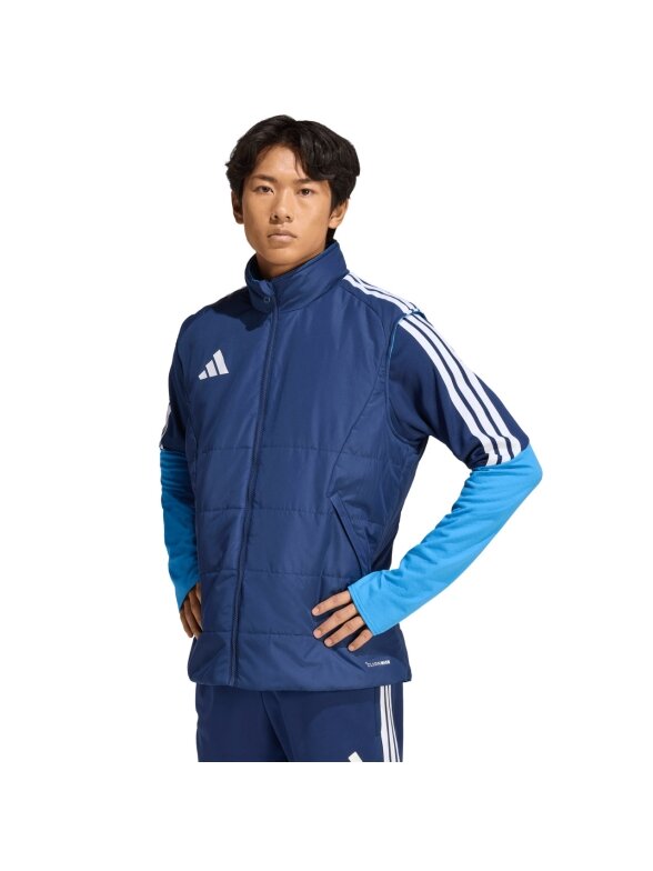 Vyriška liemenė Adidas Tiro 26 Competition Winter Vest, tamsiai mėlyna KB2720 Vyriška liemenė Adidas Tiro 26 Competition Winter Vest, tamsiai mėlyna KB2720