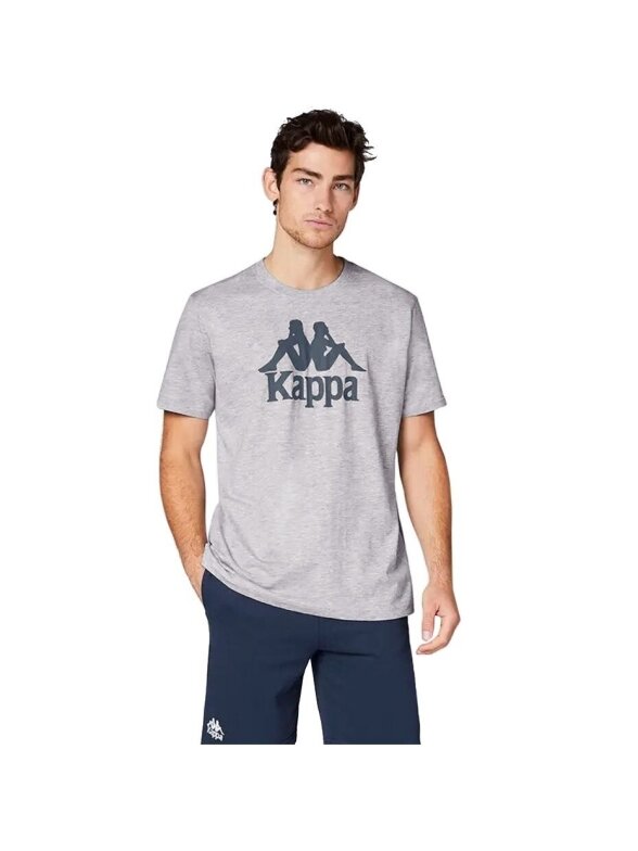 Kappa Caspar vyriški marškinėliai pilki 303910 15-4101M 2
