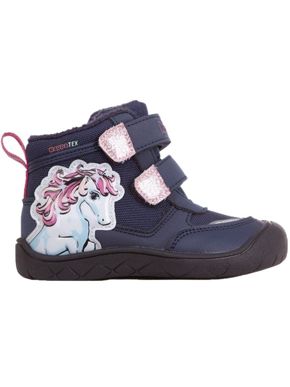 Kappa Flake Tex vaikiški batai tamsiai mėlyni ir rožiniai 280021M 6722 3 Kappa Flake Tex vaikiški batai tamsiai mėlyni ir rožiniai 280021M 6722 3