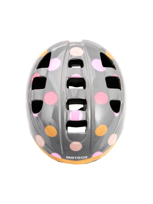 Kask Meteor MA-2 Dots šalmas vaikams pilkas S 48-52 cm 3