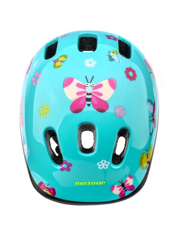 Meteor KS06 Butterflies dviračio šalmas, dydis S 48-52 cm 24823 3 Meteor KS06 Butterflies dviračio šalmas, dydis S 48-52 cm 24823 3