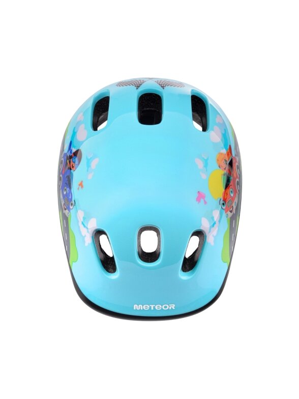 Meteor KS06 Firefighter dviratininko šalmas vaikams S 48-52 cm 2