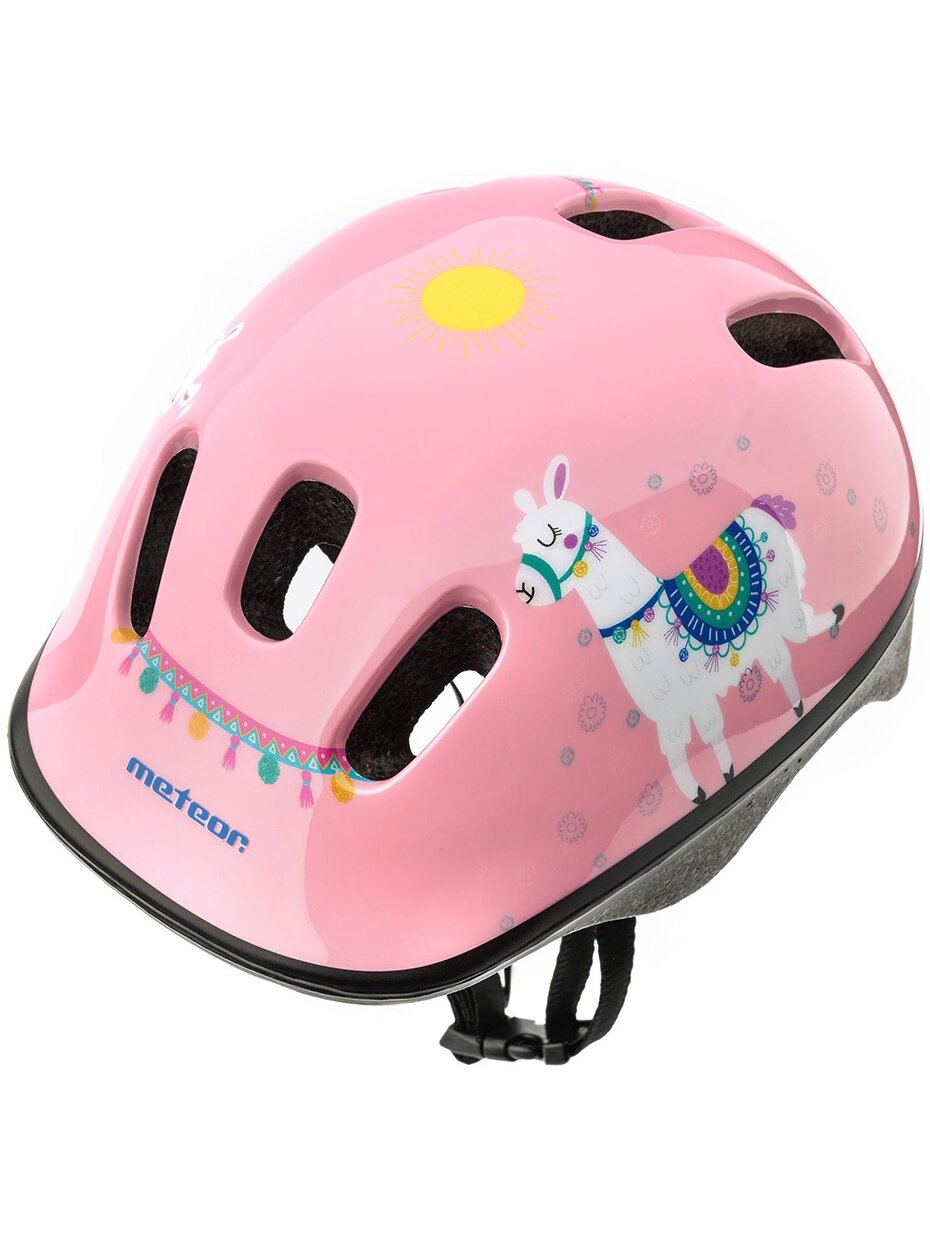 Meteor KS06 Lama dviračio šalmas dydis S 48-52 cm rožinis 24813 1 Meteor KS06 Lama dviračio šalmas dydis S 48-52 cm rožinis 24813 1