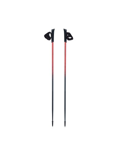 Šiaurietiško ėjimo lazdos Viking Pro-Trainer 120 cm raudonos ir juodos spalvos 650-20-7879-34-120