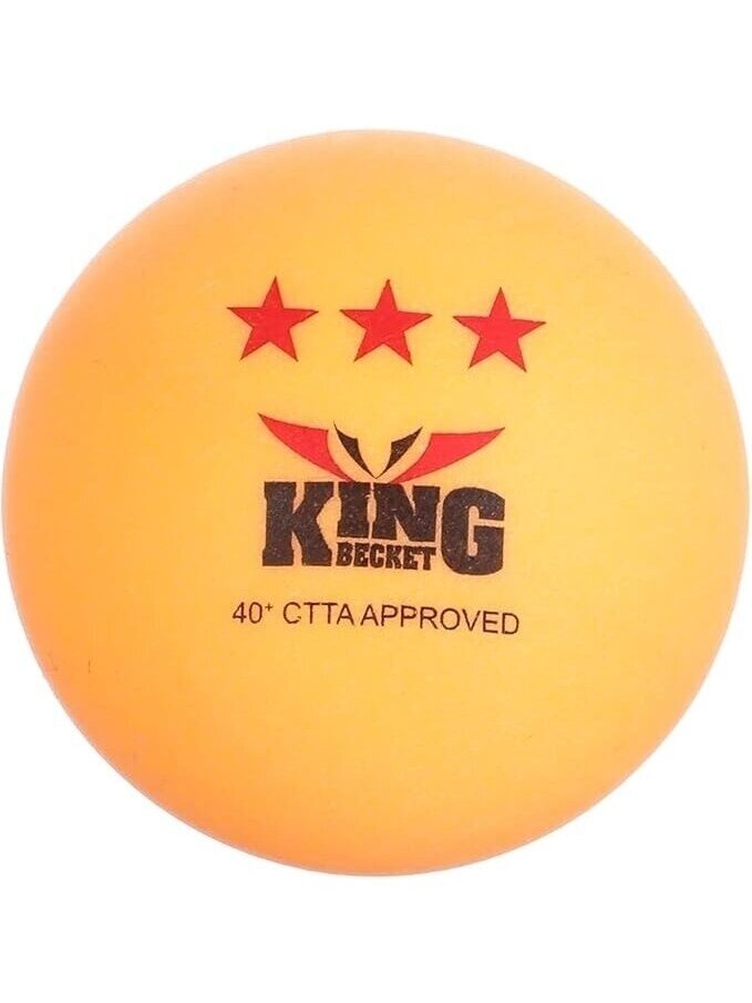 „King Becket“ stalo teniso kamuoliukų rinkinys, SK-41317 oranžinis 3vnt.