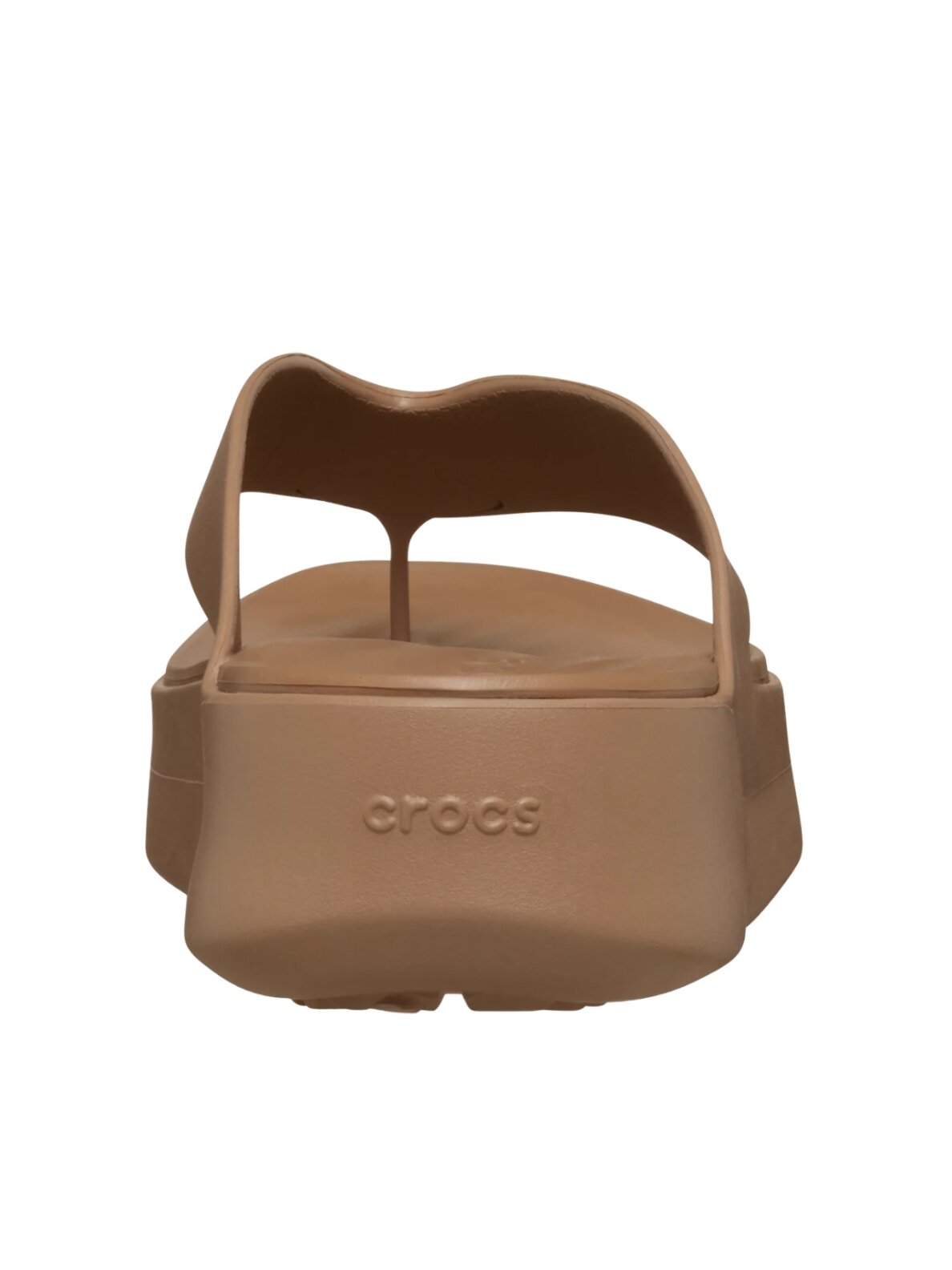Crocs Getaway Platform Flip šlepetės moterims rudos 2