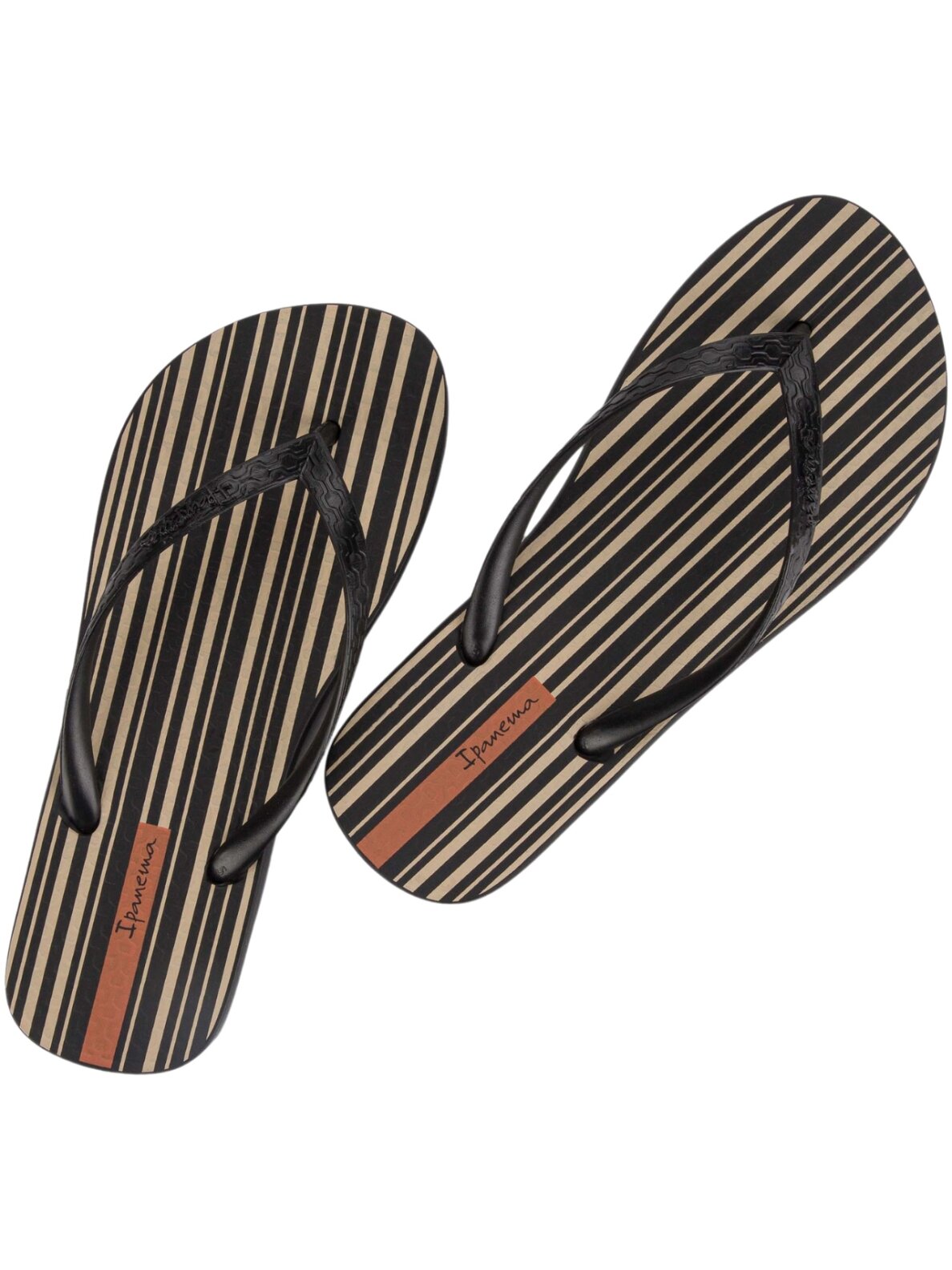 Ipanema Classica Hap moteriškos šlepetės juodos ir smėlio spalvos 83539-AR971 3
