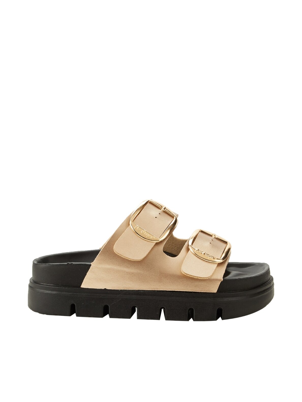 Lee Cooper auksinės moteriškos šlepetės LCW-26-35-4462LA Lee Cooper auksinės moteriškos šlepetės LCW-26-35-4462LA