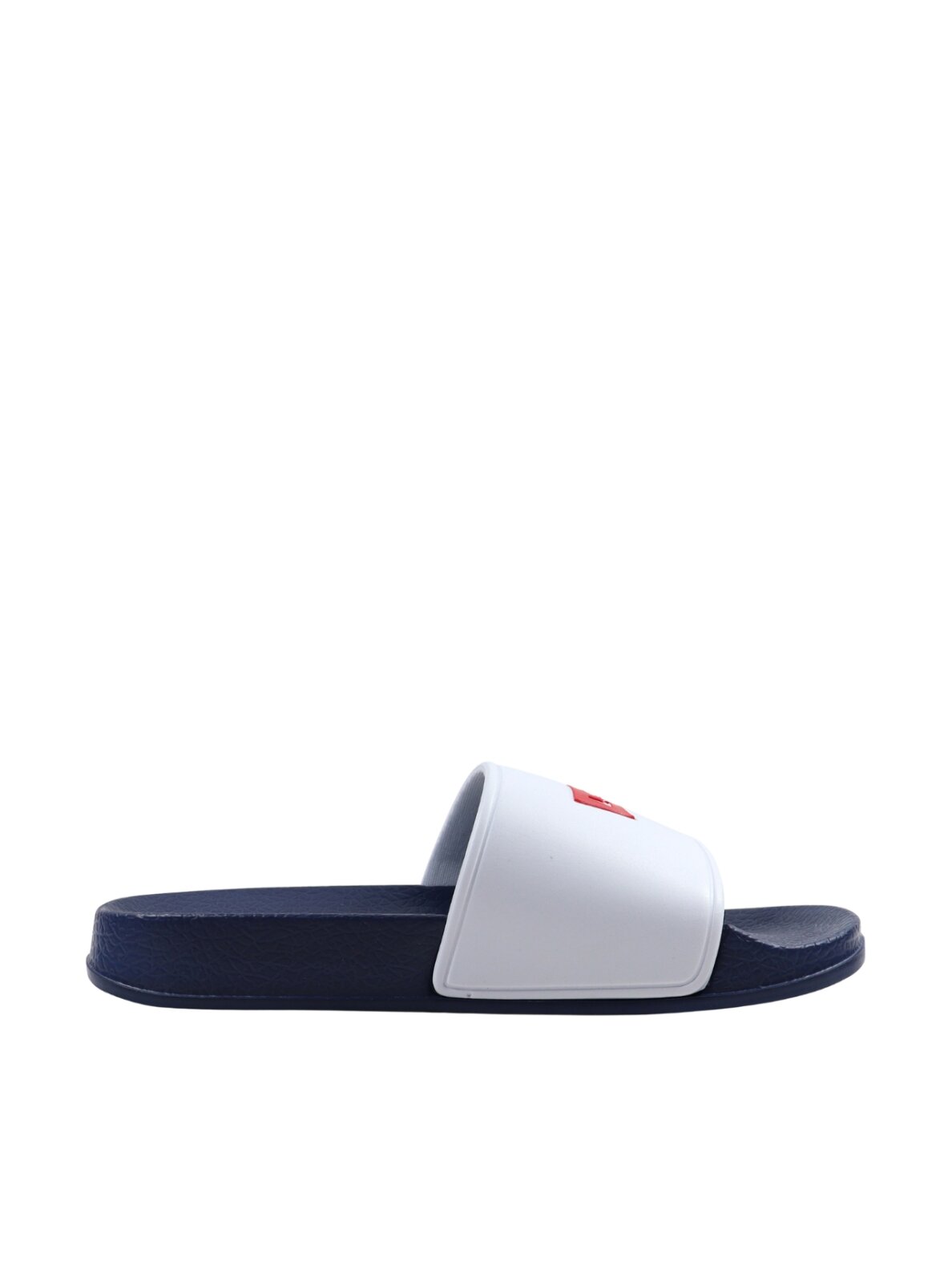 Levi's Pool moteriškos šlepetės, baltos ir tamsiai mėlynos VPOL0187S-0122 Levi's Pool moteriškos šlepetės, baltos ir tamsiai mėlynos VPOL0187S-0122