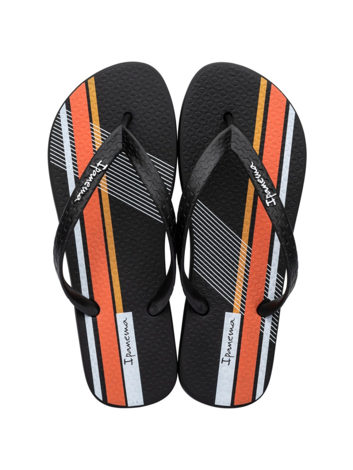 Ipanema Graphics vyriškos šlepetės juodos ir oranžinės spalvos 83532-AP255 1 Ipanema Graphics vyriškos šlepetės juodos ir oranžinės spalvos 83532-AP255 1