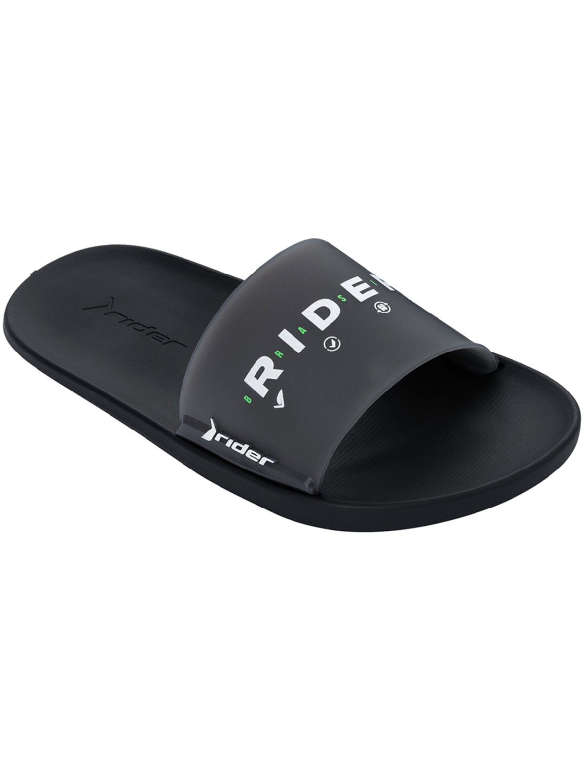 Juodos ir baltos vyriškos šlepetės Rider Graphics 83420-AJ244