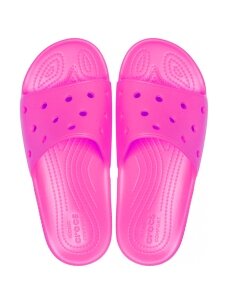 Šlepetės moterims Crocs Classic Slide rožinės 206121 6QQ