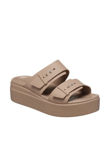 Crocs Brooklyn Low šlepetės moterims smėlinės 207431 2Q9
