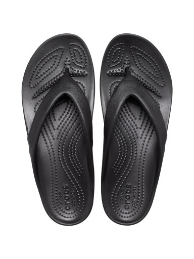Crocs Kadee II Flip W moteriškos šlepetės juodos 202492 001