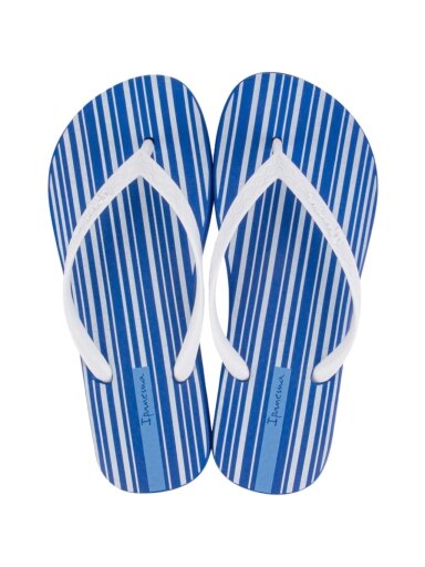 Ipanema Classica Hap moteriškos šlepetės mėlynos ir baltos spalvos 83539-AR972
