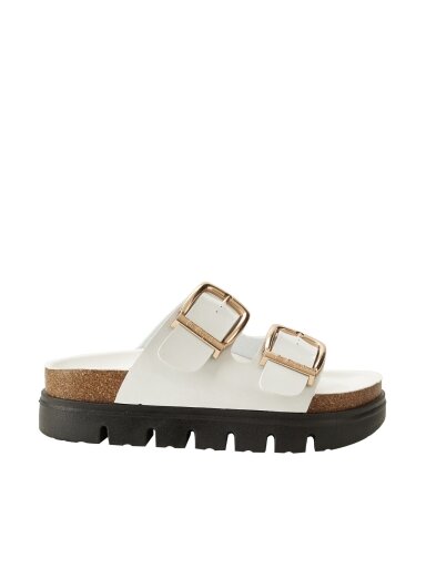 Lee Cooper moteriškos šlepetės baltos spalvos LCW-26-35-4460LA