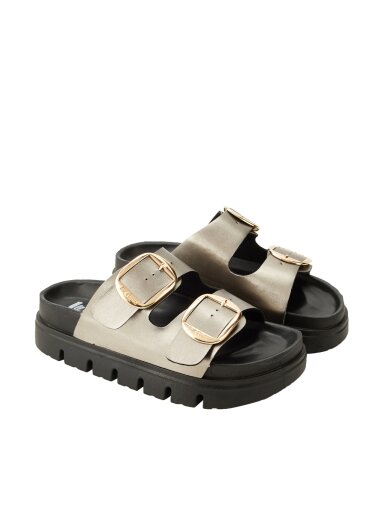 Lee Cooper moteriškos šlepetės, sidabrinės LCW-26-35-4461LA