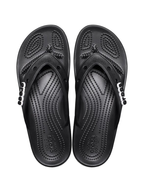 Crocs Classic Flip šlepetės juodos 207713 001 1