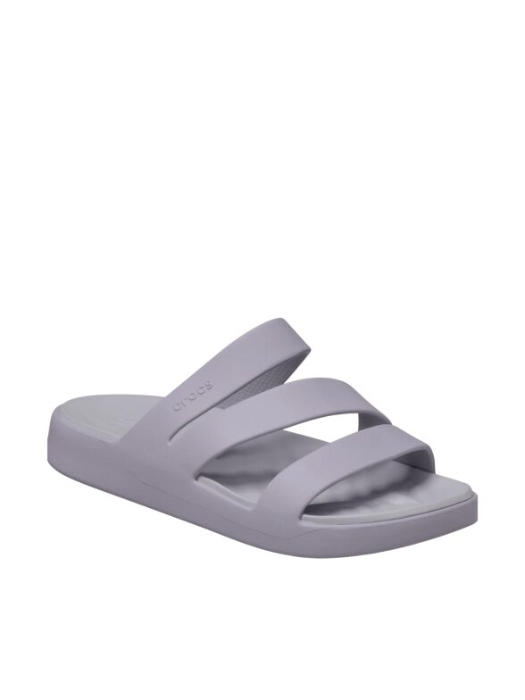 Crocs Getaway Strappy Sandal šlepetės moterims violetinės 1 Crocs Getaway Strappy Sandal šlepetės moterims violetinės 1