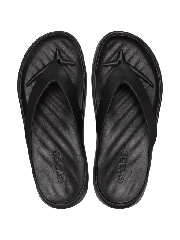 „Crocs Getaway Flip“ moteriškos šlepetės juodos 209589 001 1 „Crocs Getaway Flip“ moteriškos šlepetės juodos 209589 001 1