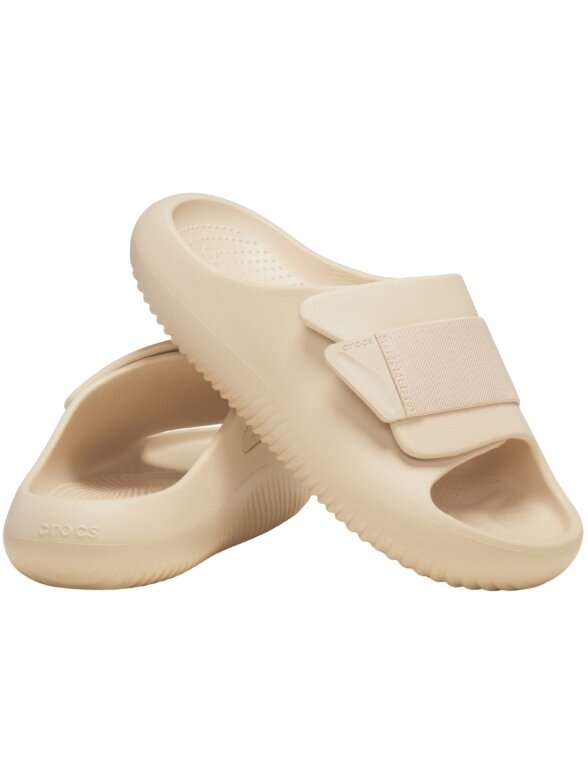 Crocs Mellow Recovery moteriškos šlepetės, smėlio spalvos 209413 2DS 4