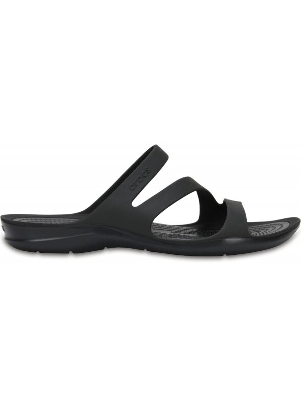 Crocs Swiftwater Sandal moteriškos šlepetės W juodos 203998 060 2 Crocs Swiftwater Sandal moteriškos šlepetės W juodos 203998 060 2